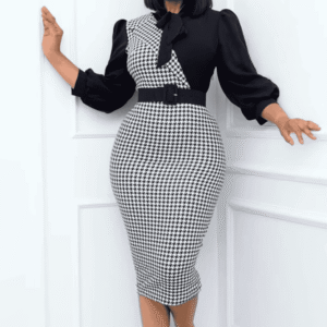 Smart Casual Office Midi Dress