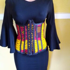 Ankara underbust corset